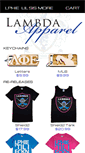 Mobile Screenshot of lambdaapparel.com